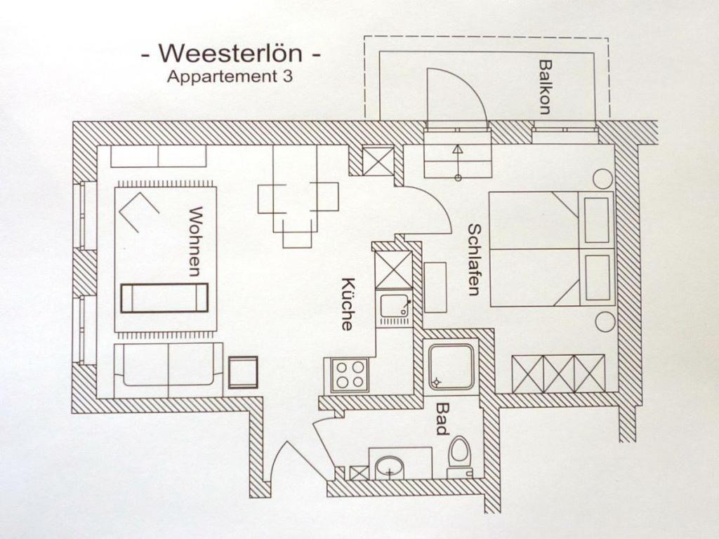 Boetticher Str. 9, W3, Weesterloen Westerland Buitenkant foto